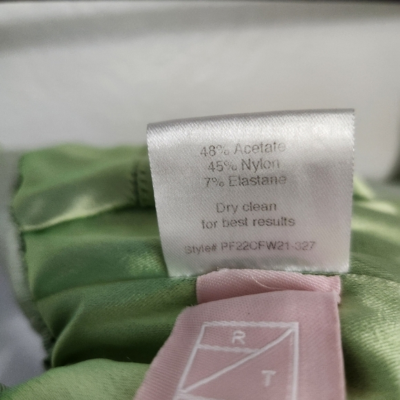 ALIÉTTE Green Silky Bralette Top Size 4 - Picture 10 of 16